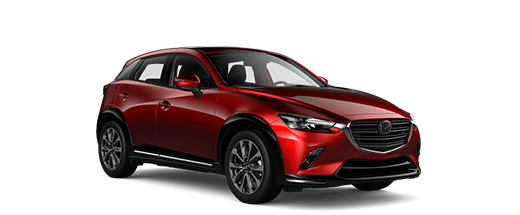 Mazda CX-3 5-seat compact SUV in Soul Red
