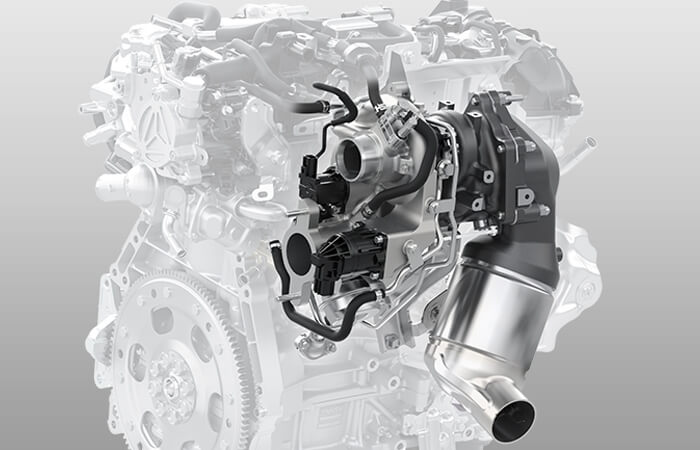 A representational photo of Skyactiv-G 2.5 T Dynamic Pressure Turbo Engine