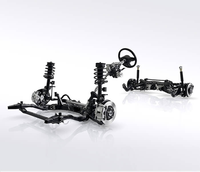 A representational photo of chassis parts